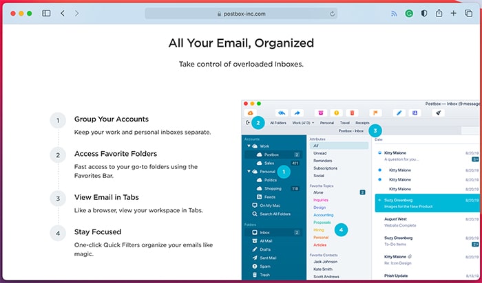 other apple apps for email mac